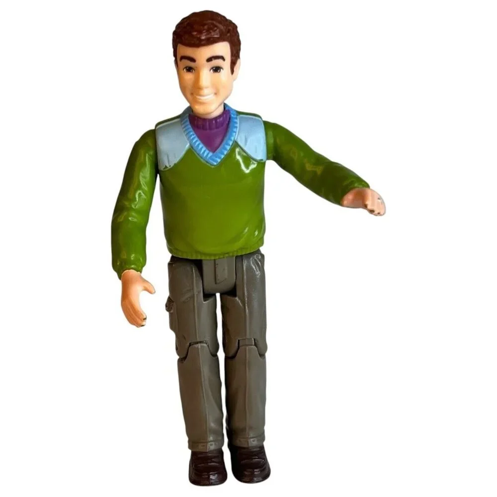 Fisher-Price Loving Family Dollhouse 2011 Dad Father Doll Figure w Green Sweater